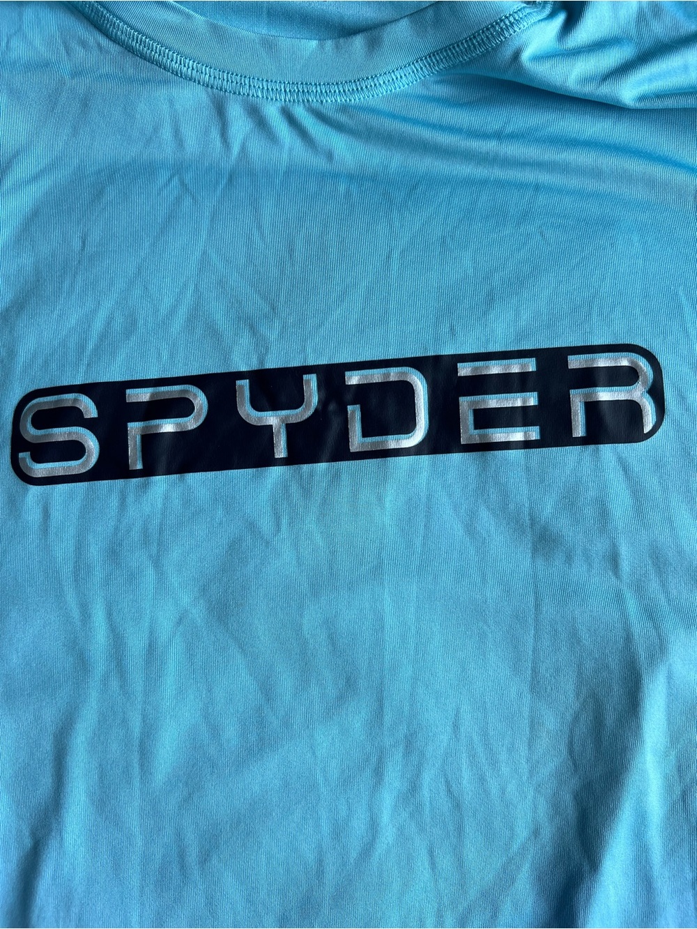Spyder Boys Quick Dry Rash Guard Top Sz L 14/16 UPF 30 Stretch Beach Swim Travel